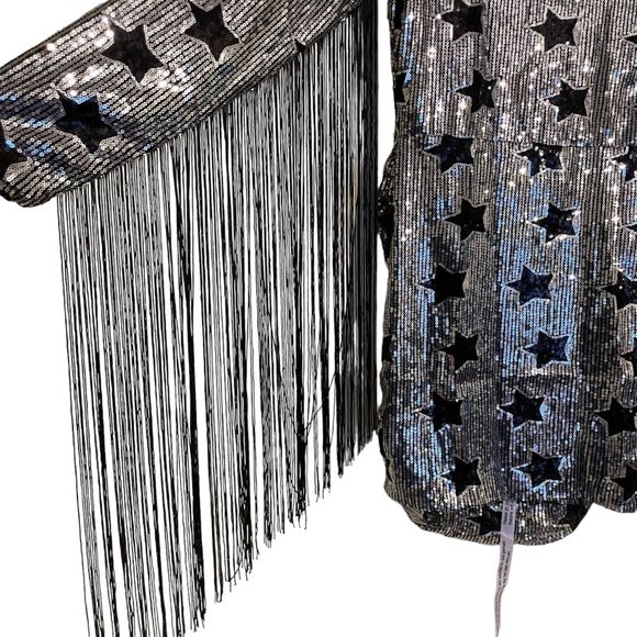 Nasty Gal Sequin Fringe Mini Dress - Picture 6 of 6